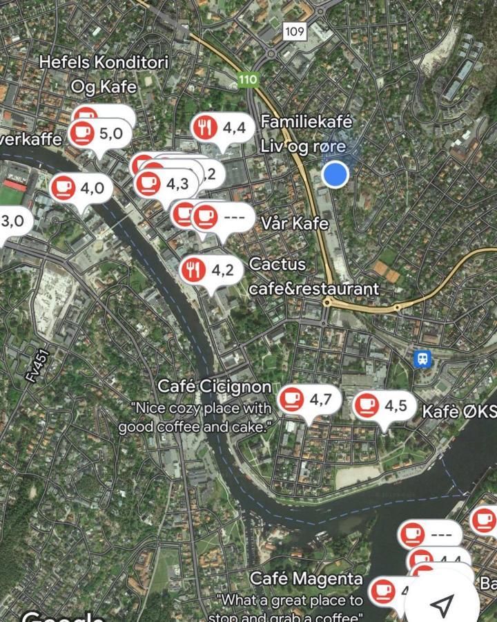 Dammyr, Close To City With Parking Leilighet Fredrikstad Eksteriør bilde